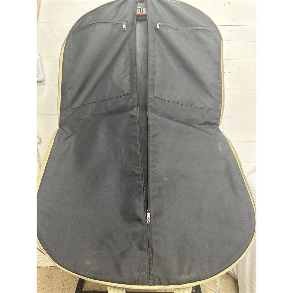Men's And Women's Vintage Horse Garment And Carry Bag Color Brown Blue Zip Up...